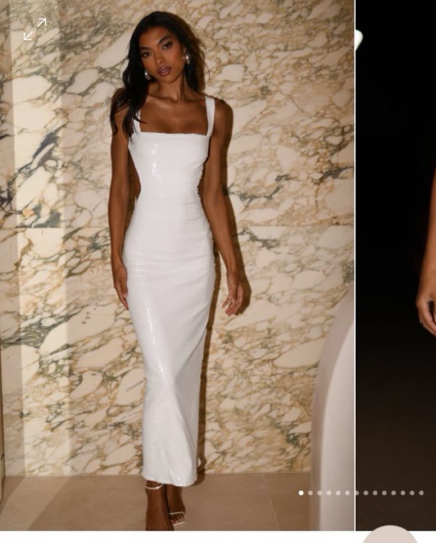 Adoria Meshki White Dress  - Image 1