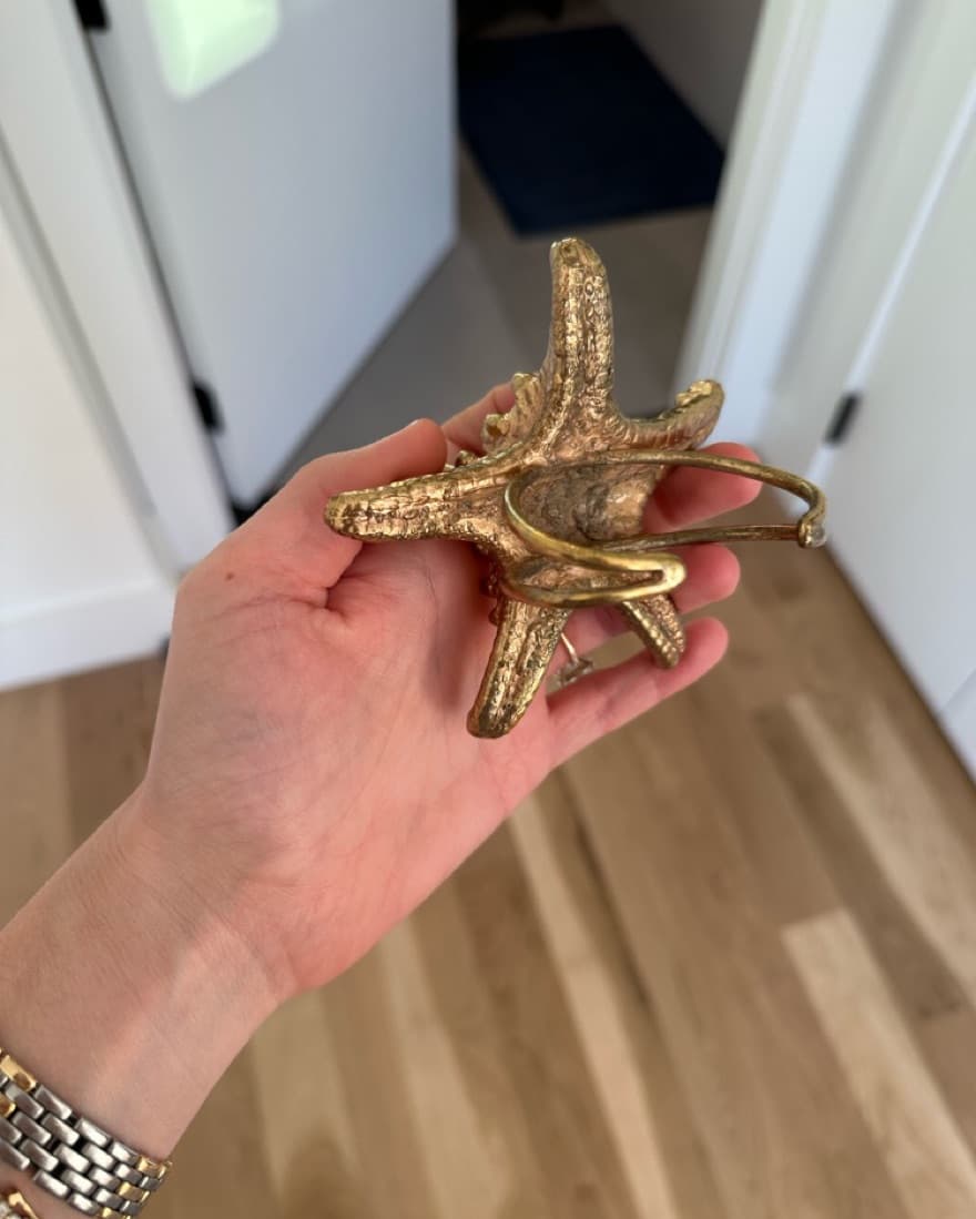 Gold Starfish Statement Bracelet - Image 5