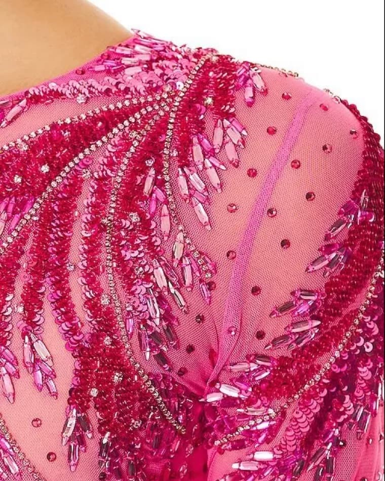 Retrofete Sammy Pink Gown - Image 2