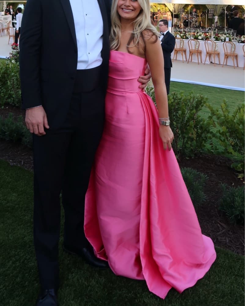 Solace London Hot Pink Gown - Image 4