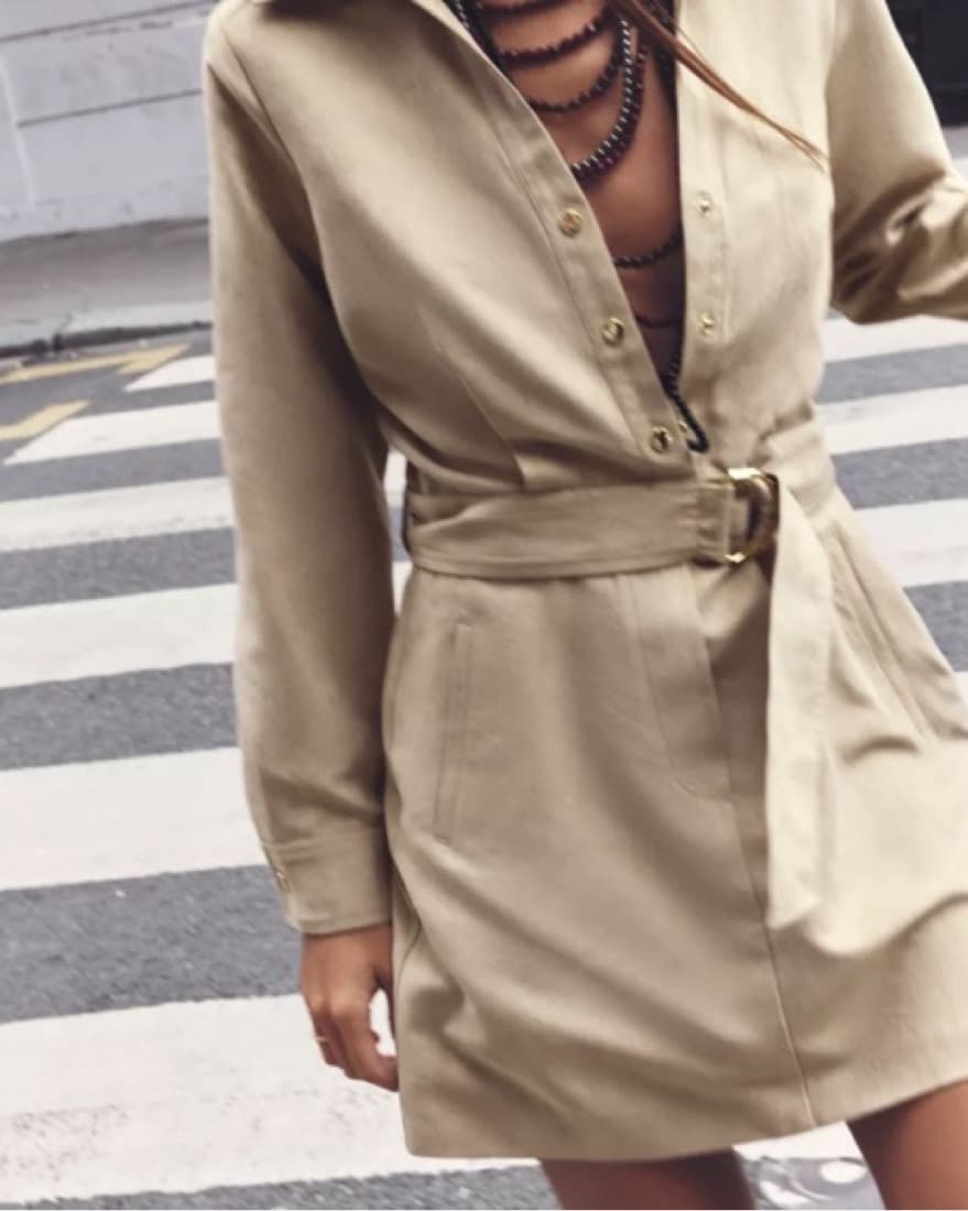 Zara Suede Dress - Image 3
