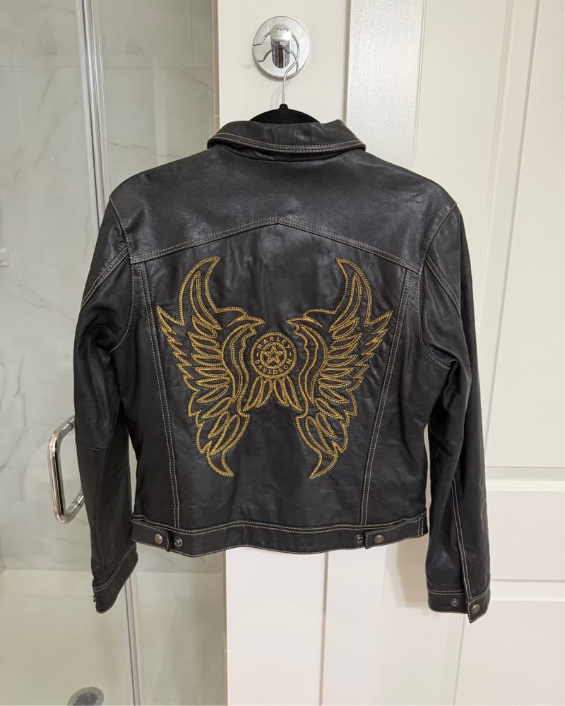 Vintage Harley Davidson Leather Jacket - Image 1