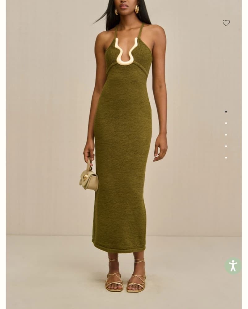 Cult Gaia Green Dress - Image 2