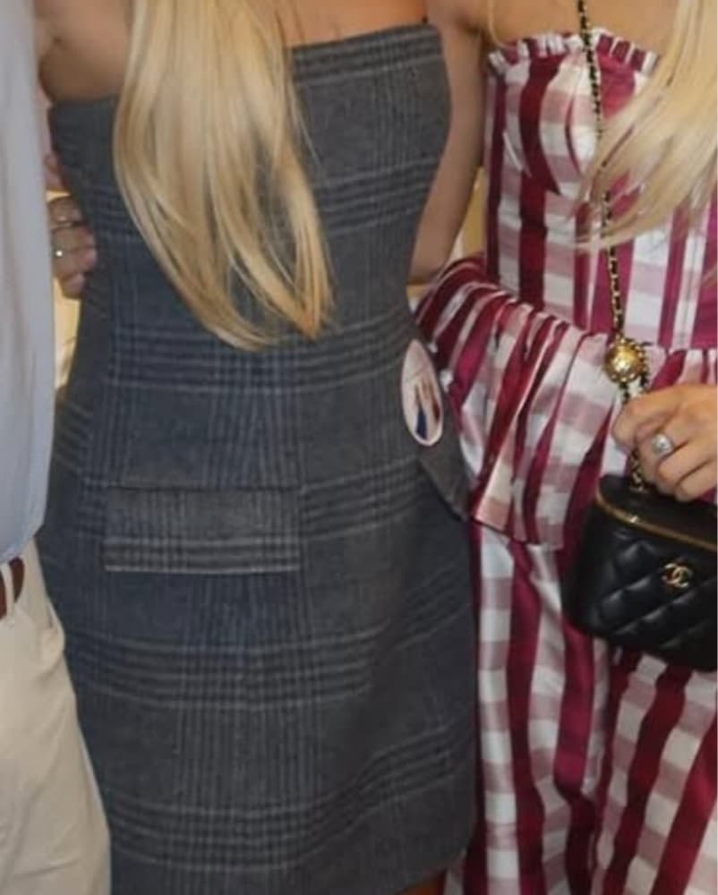 Reformation Emani Plaid Dress - Image 2