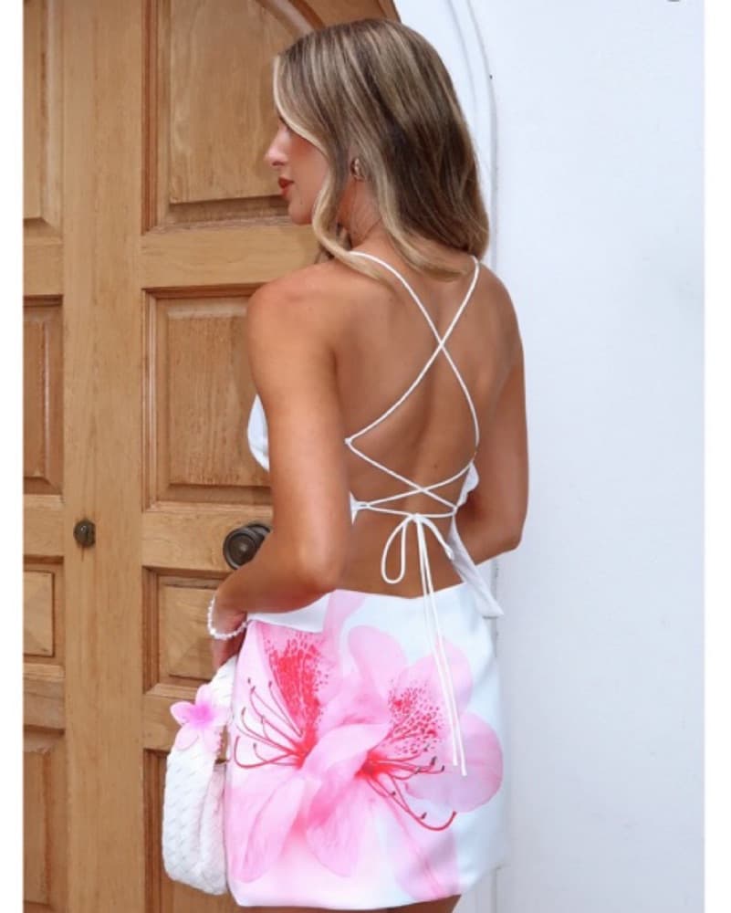 Floral Set Top & Skirt - Image 2