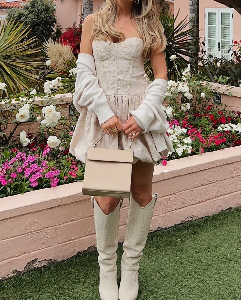Dreamy Puff Sleeve Bubble Mini Dress - Image 3
