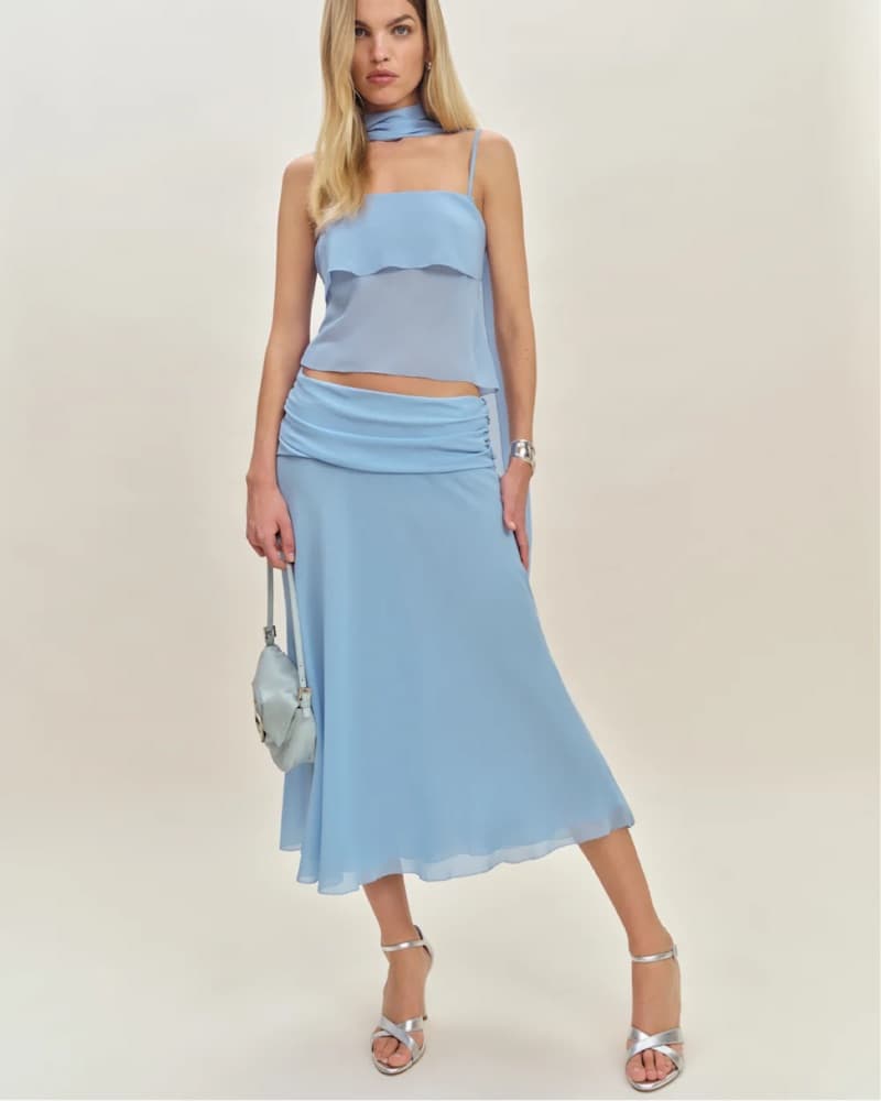 Reformation x Devon Matching Blue Set - Image 4