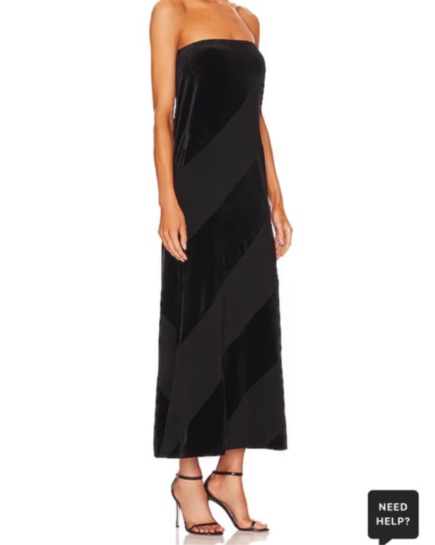 Spiral Strapless Dress  - Image 1