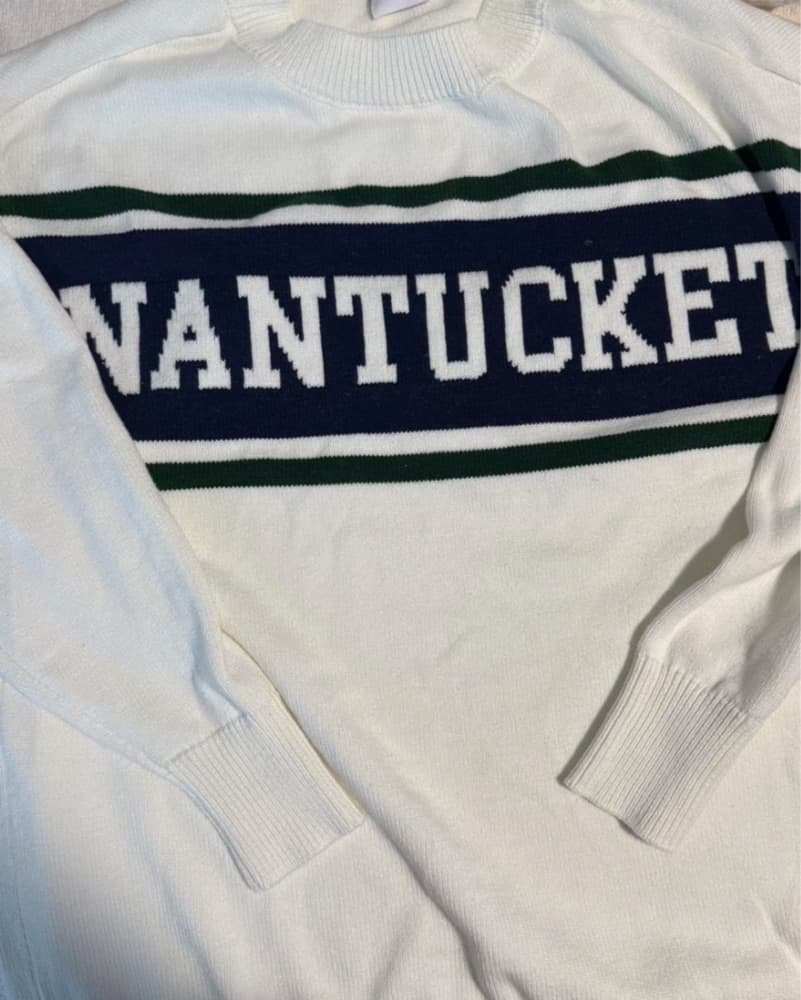 White “Nantucket” Sweater - Image 1