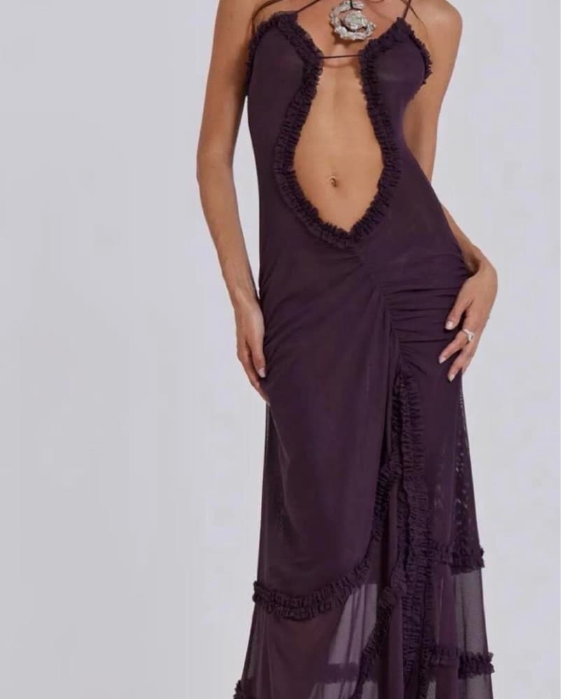 Purple jaded london fatale Dress Dupe - Image 2
