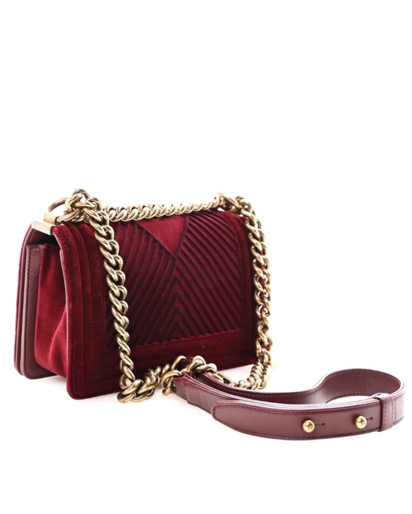 Chanel Velvet Boy Bag  - Image 4