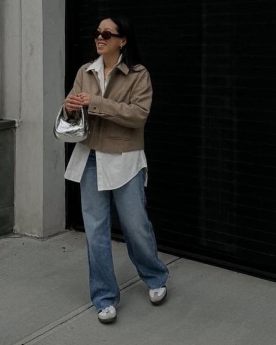 Madewell Small Silver Bag - Image 2