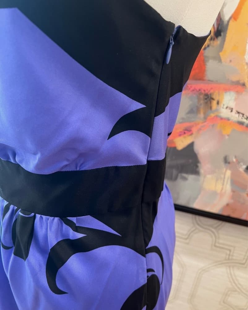 TIBI NYC one shouldered silk gown - Image 4
