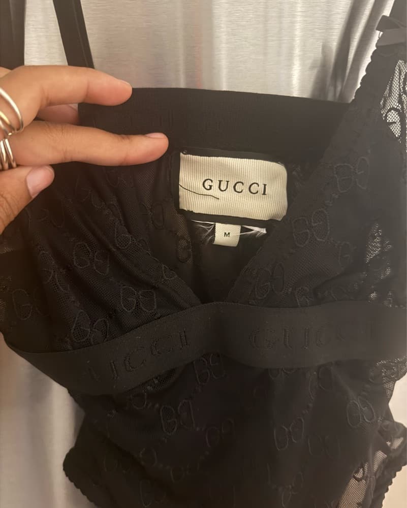 Sheer Gucci Bodysuit - Image 3