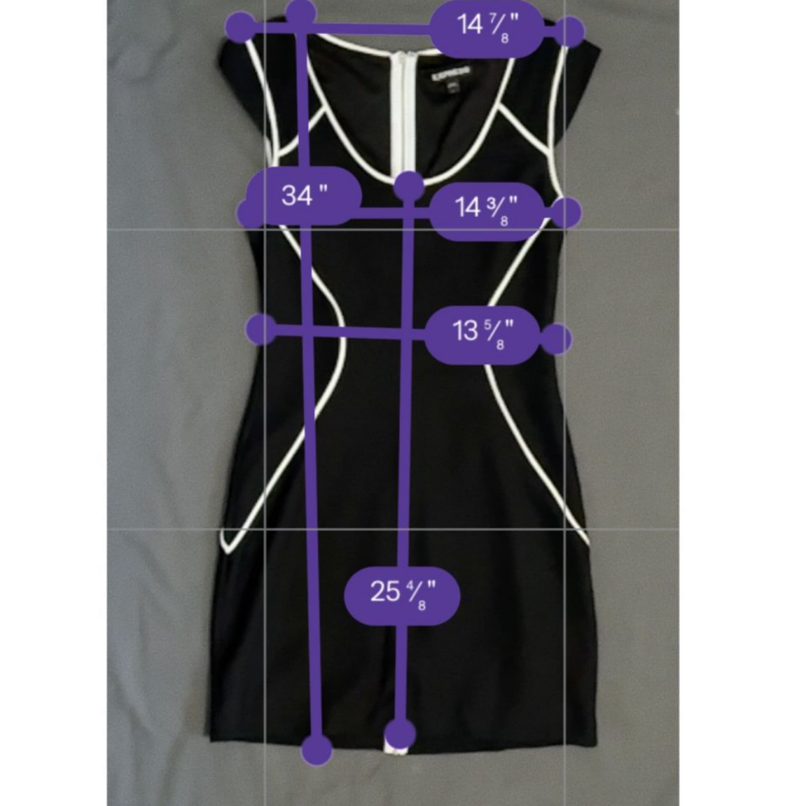 Black Dress From express, Size 8 - Image 5