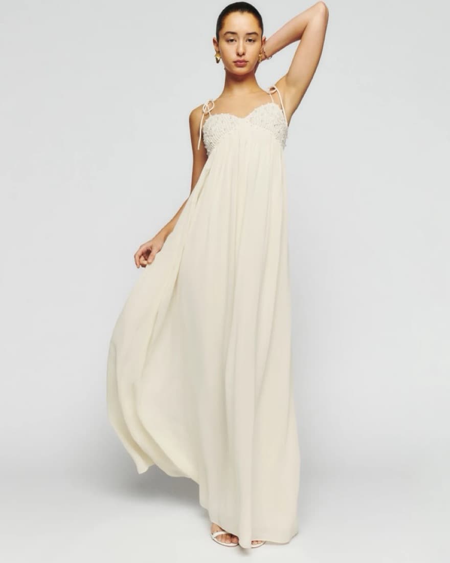 Reformation Doves Novelty Dress - Image 1