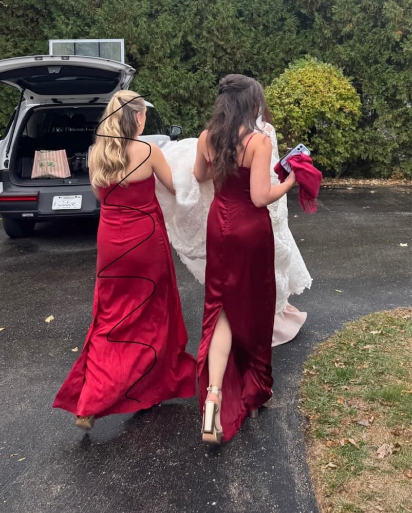 Red Formal Dress - Image 2