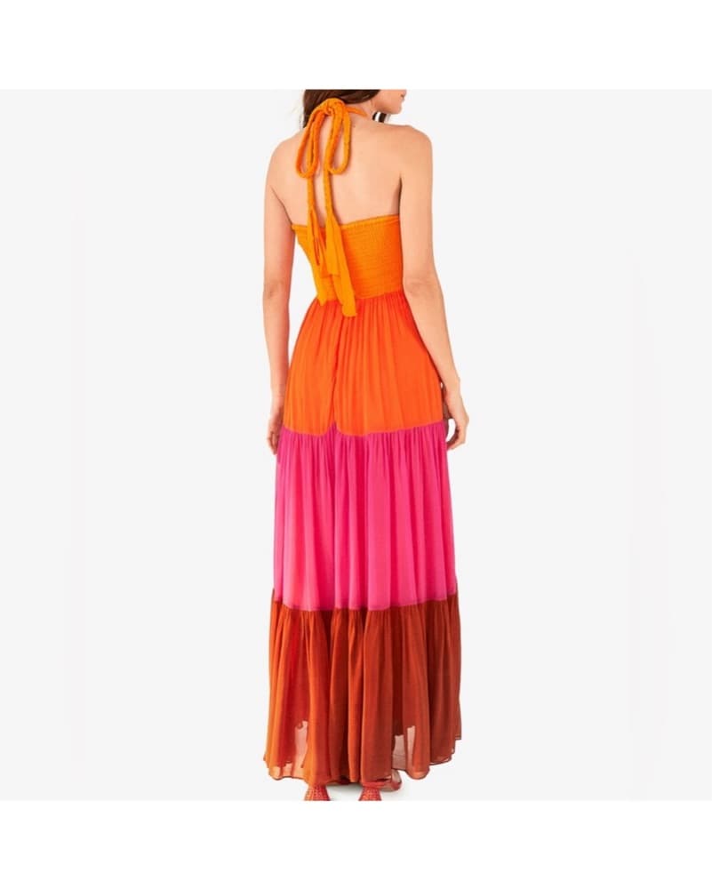 Farm Rio Warm Color Blocking Maxi  - Image 3