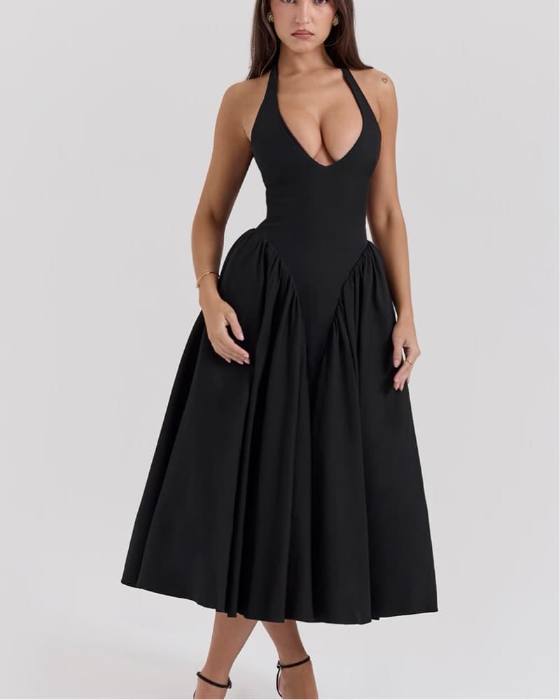 House Of CB Black Midi Dress - Image 2