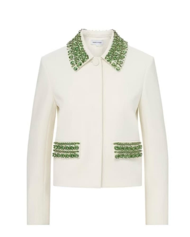 Veronica Beard Imogen Embellished Croppe - Image 4