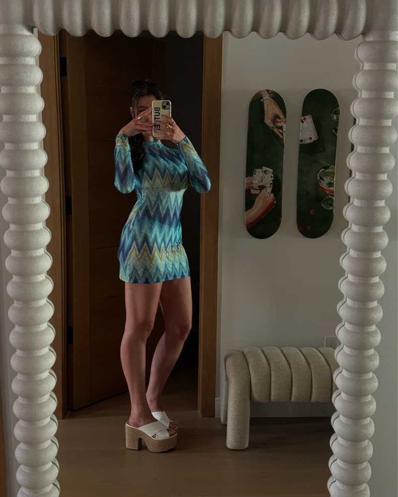 Missoni Zig Zag Woven Mini Dress - Image 1