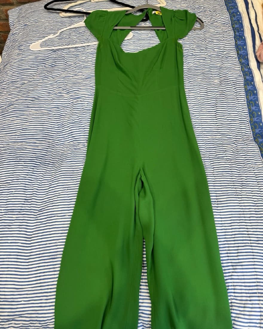 Reformation Green Jumpsuit  - Image 2