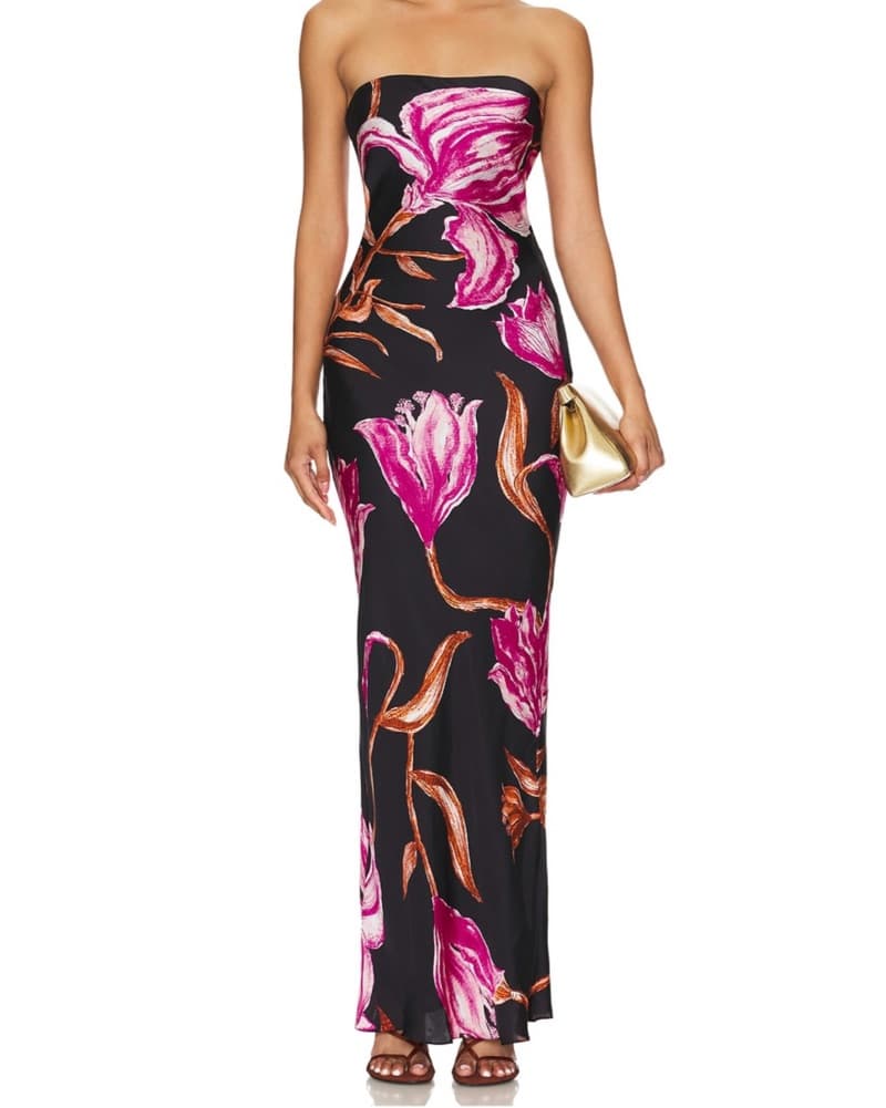Rococo Sand Floral Dress - Image 1