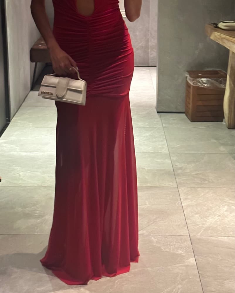 Red Long Dress - Image 3