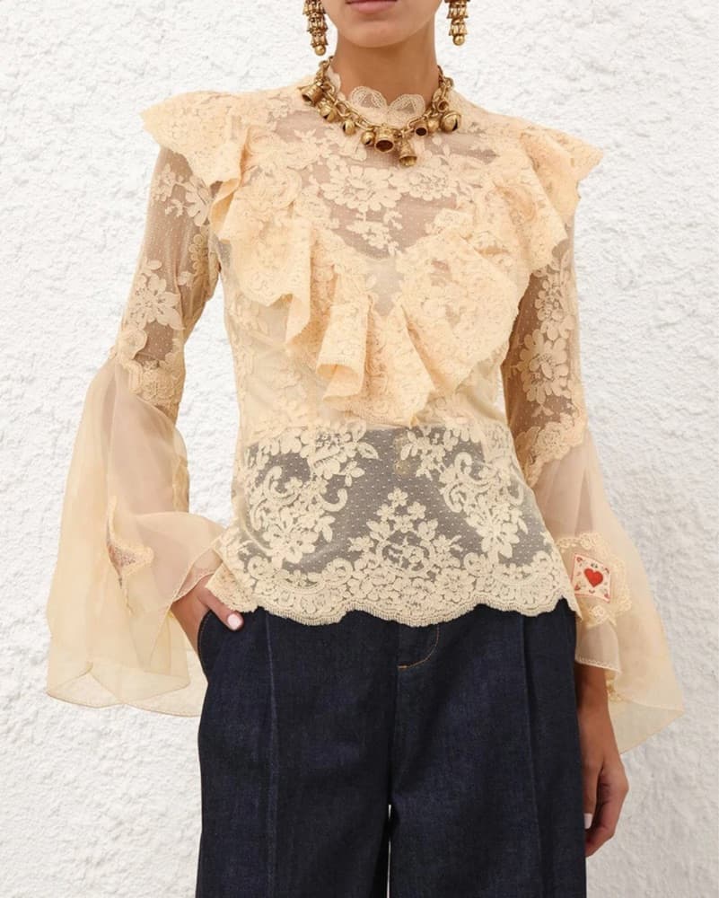Zimmermann RTW Lace Hypnotic Top - Image 2