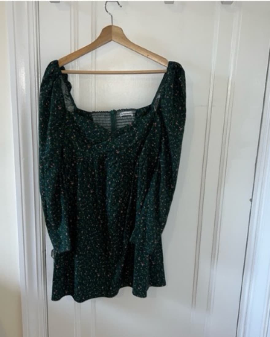 Reformation Kenzi Dress Puff Sleeve - Image 1