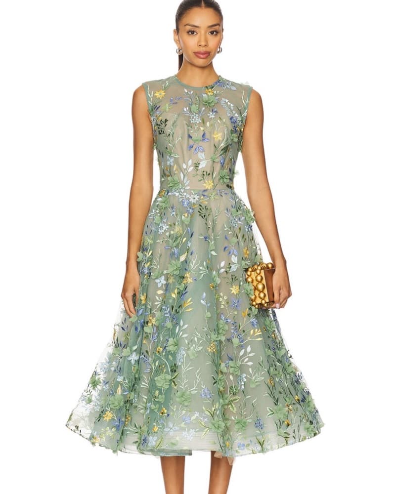 Bronx And Banco Saba Floral Midi - Image 1