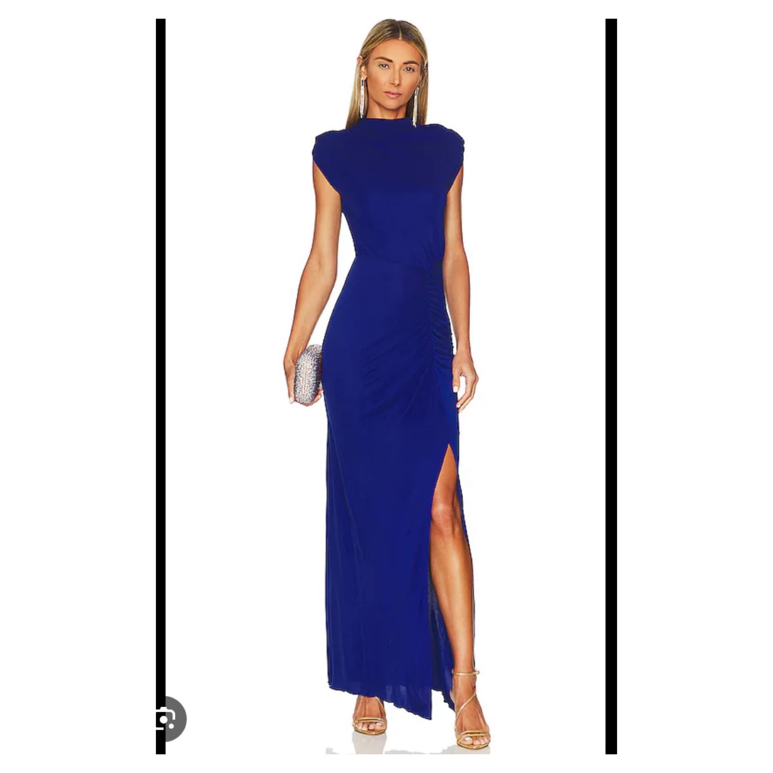 Apollo Royal Blue Formal Maxi Dress DVF - Image 1