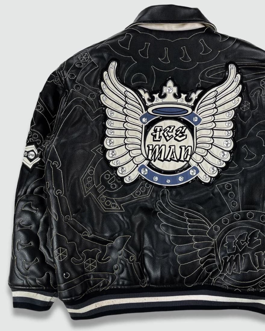 Raw Blue Vintage Y2K Oversized Jacket - Image 3
