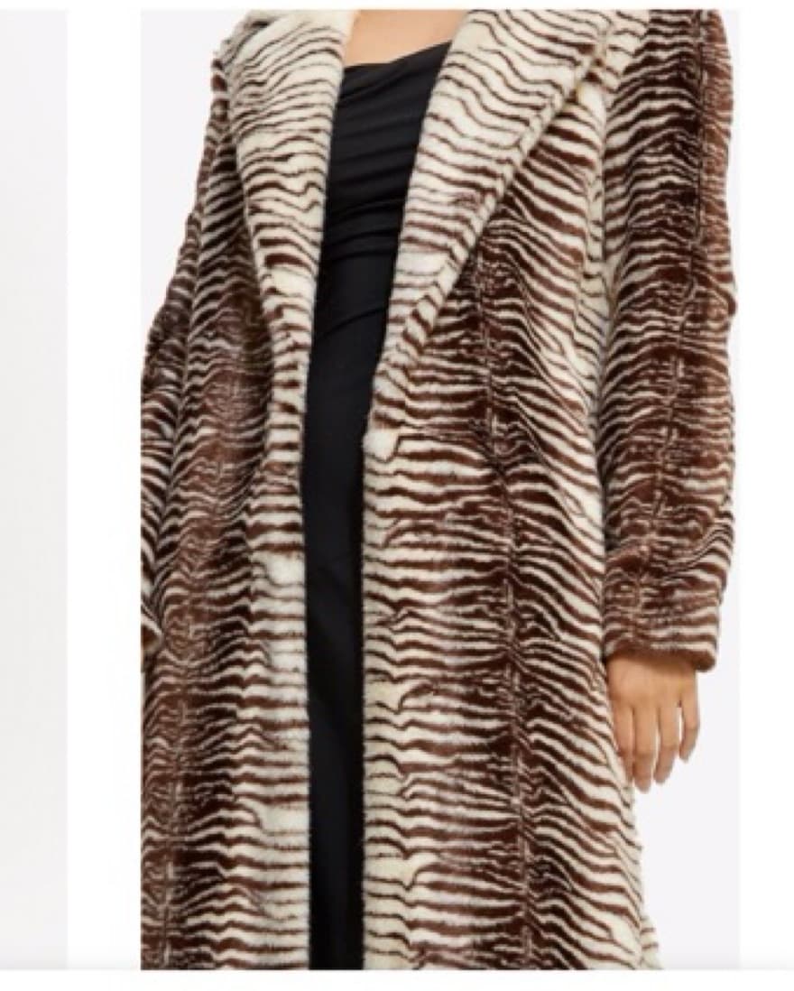 Unreal Fur Tiger Print Coat  - Image 3