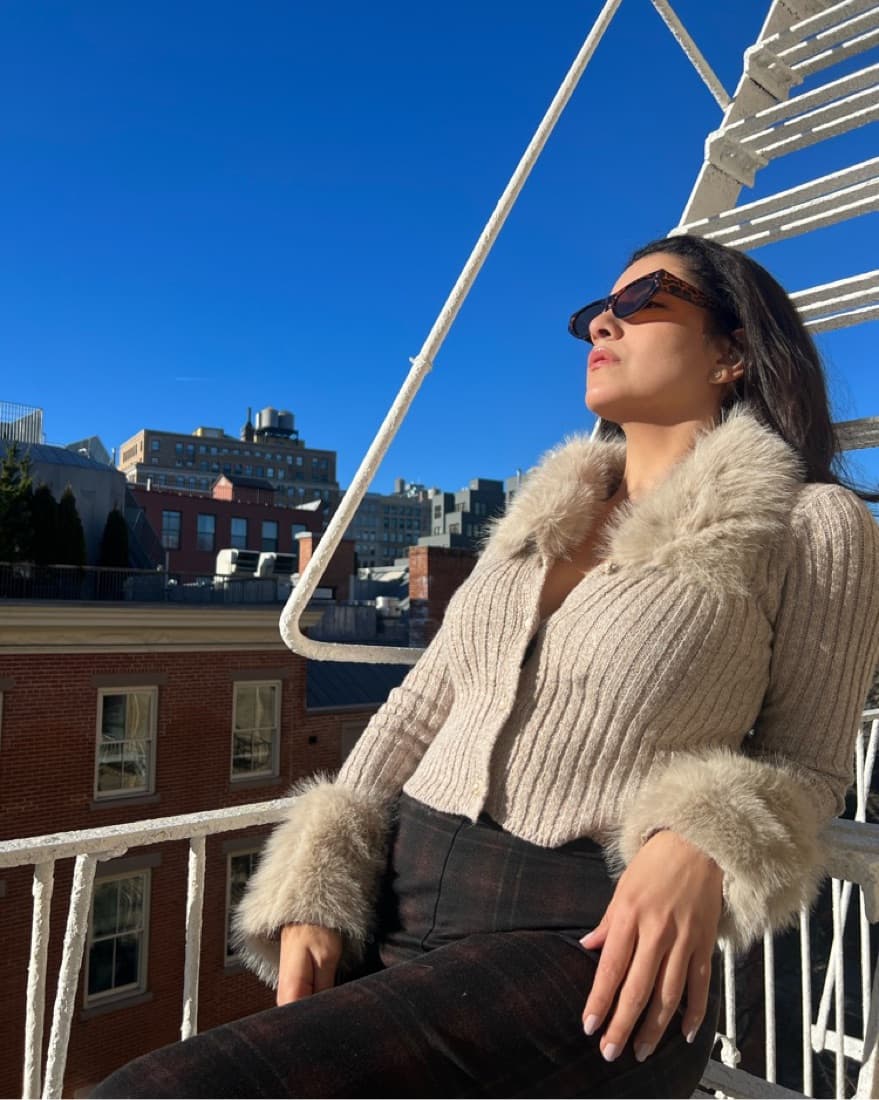 Cozy Chic Faux Fur Sweater  - Image 5