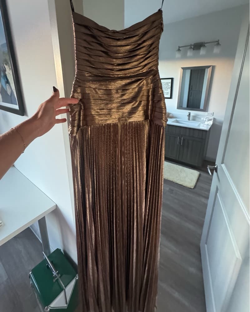 Retrofête Mallory Metallic Maxi Dress - Image 4