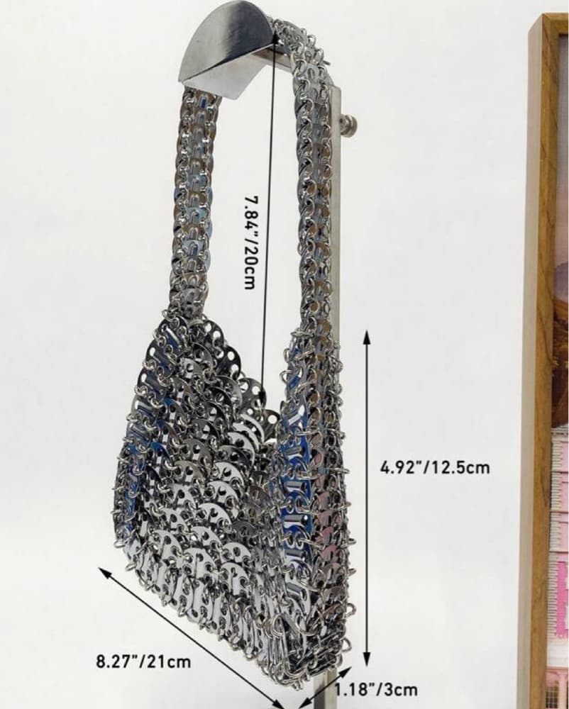 Metal Sequin Bag  - Image 3