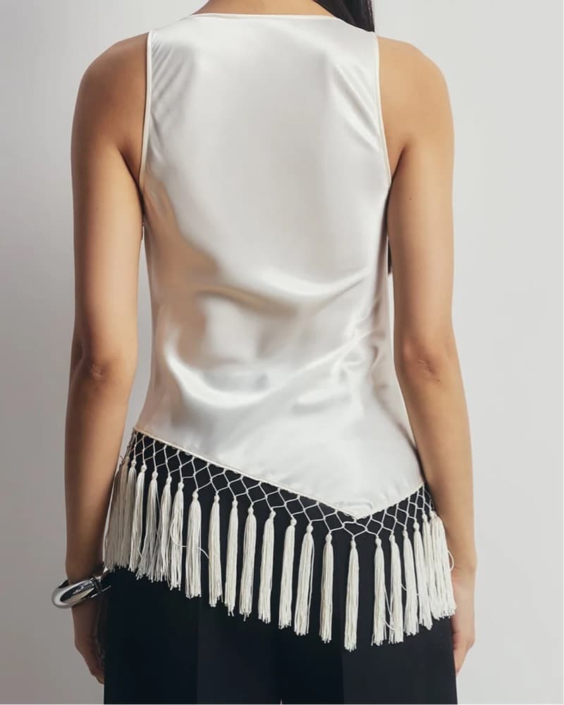 SOLD OUT Because Of Alice Tassel Hem Top - Image 4