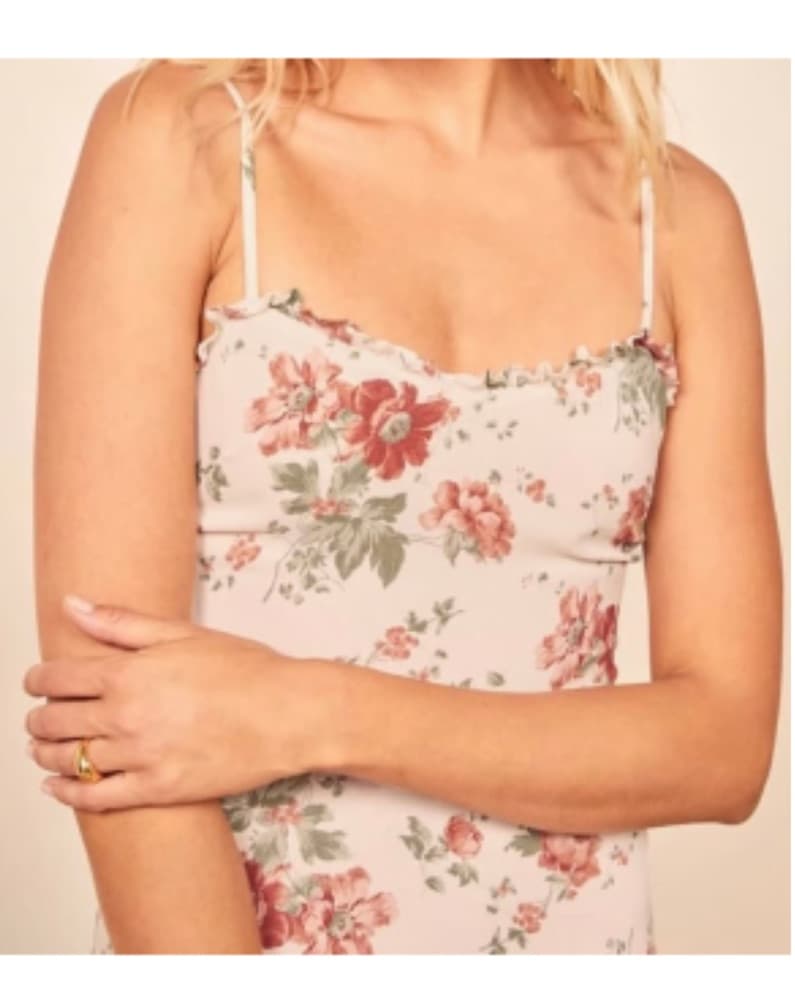 Reformation Cassandra Midi Dress Floral  - Image 3