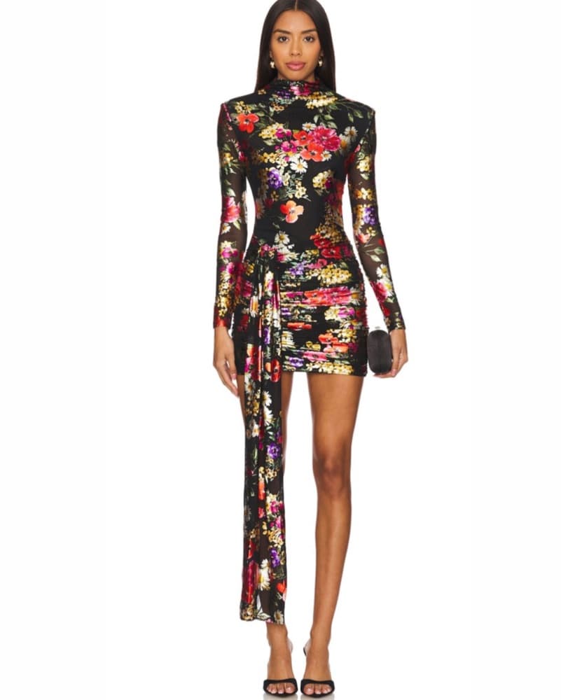 Nookie electric floral dress mini  - Image 1