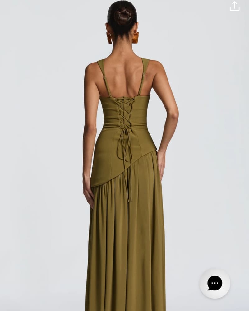 BABYBOO DRESS OLIVE - Image 2
