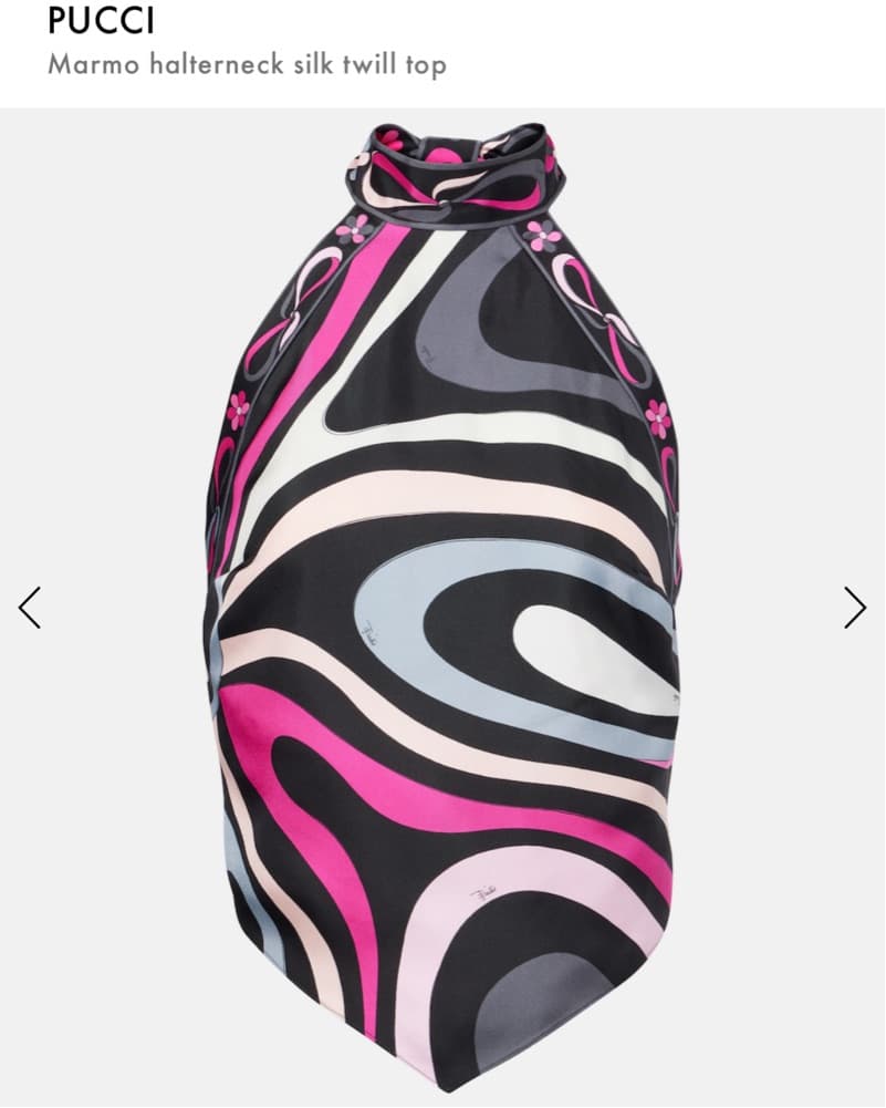 PUCCI Halter Top  - Image 3