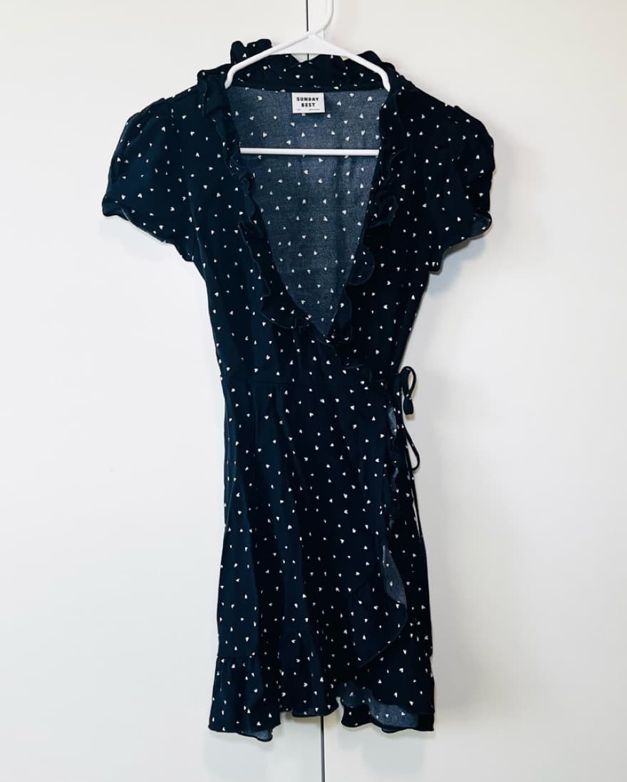 Sunday Best New Ruffle Wrap Dress - Image 2