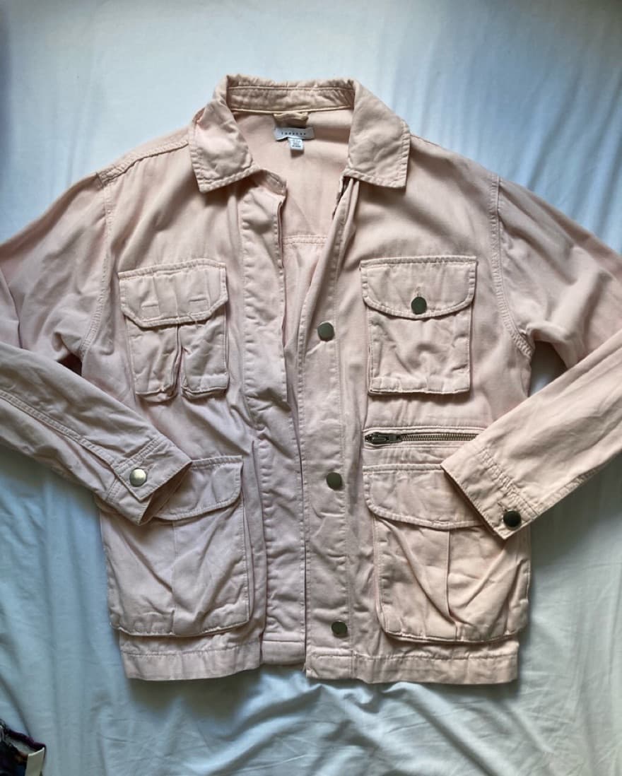 Baby Pink GUESS Jacket - Image 1