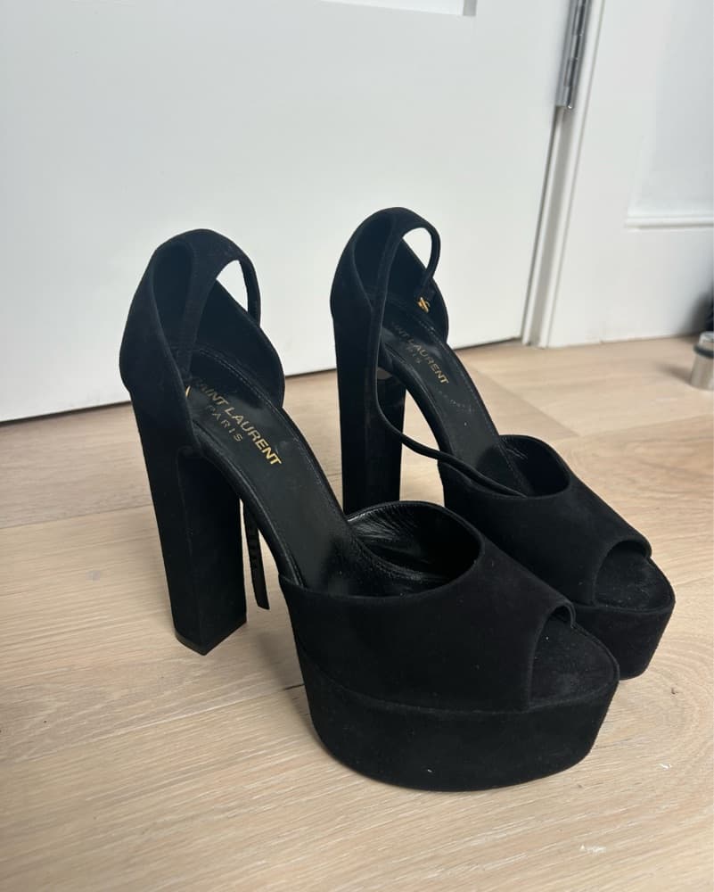 Saint Laurent black platform Heels - Image 3