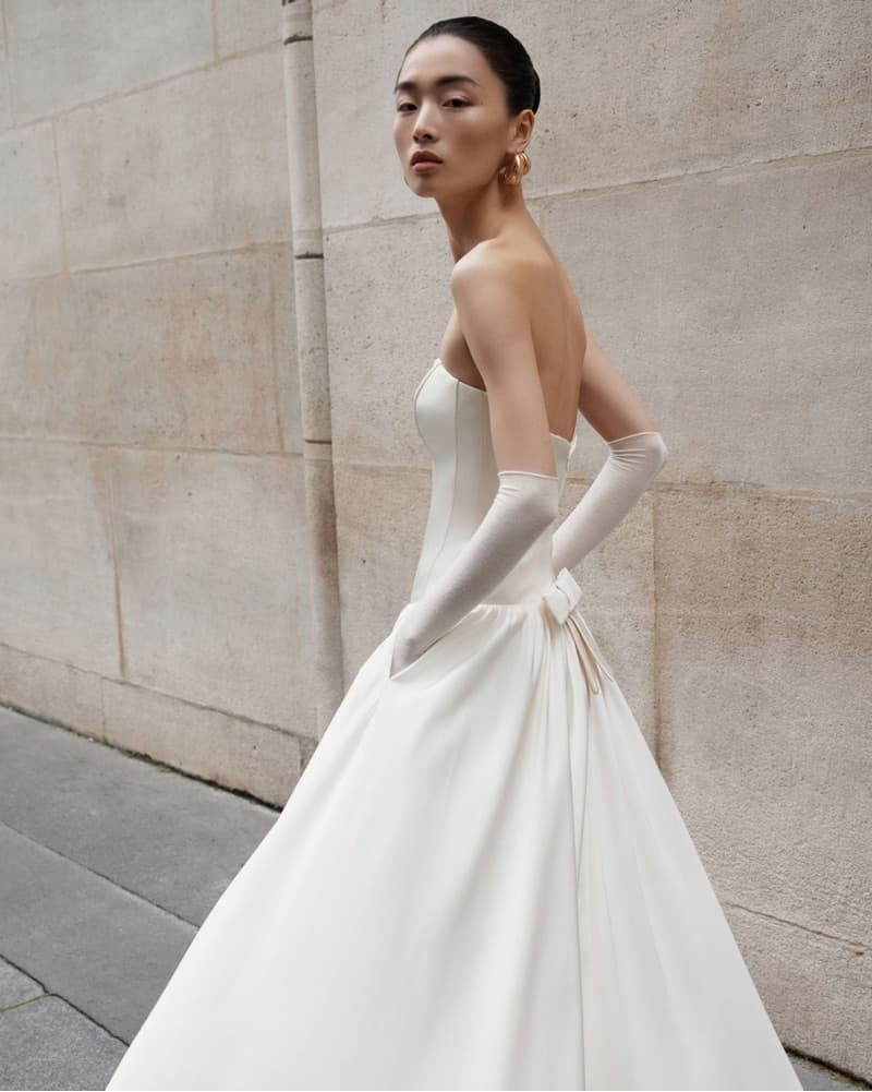 White Huong Boutique Strapless Dress  - Image 4