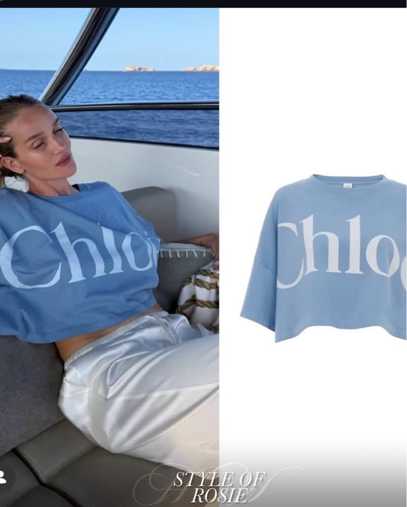 CHLOE Logo’ed crop Top - Image 2