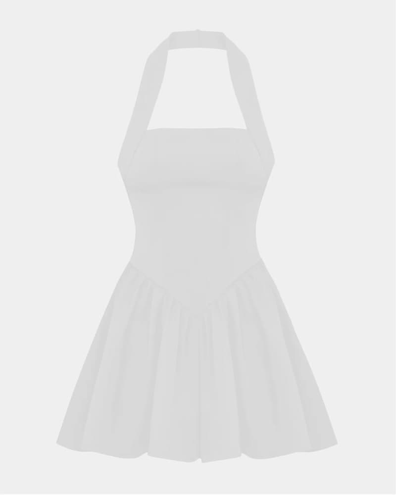 Heiress White Mini Dress - Image 3