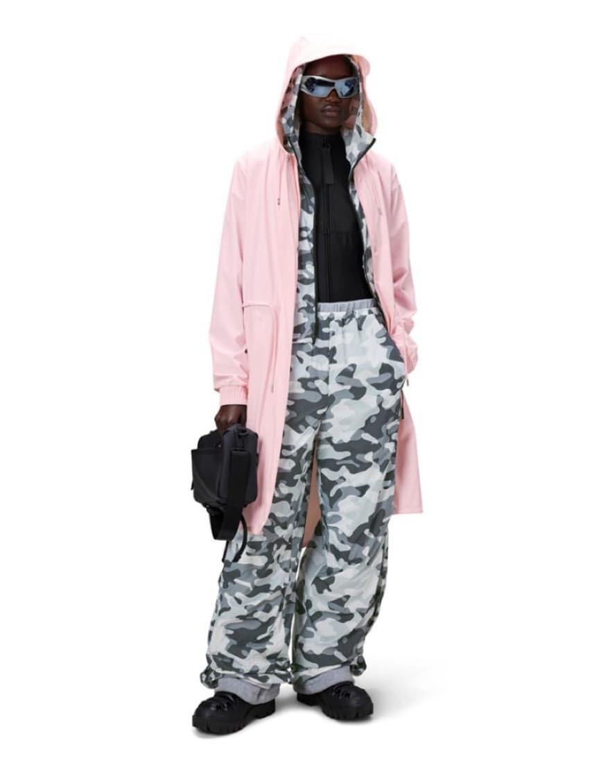 RAINS String W Parka in Candy pink - Image 2