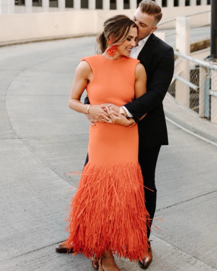 AJE Rushes Midi Dress - Image 1